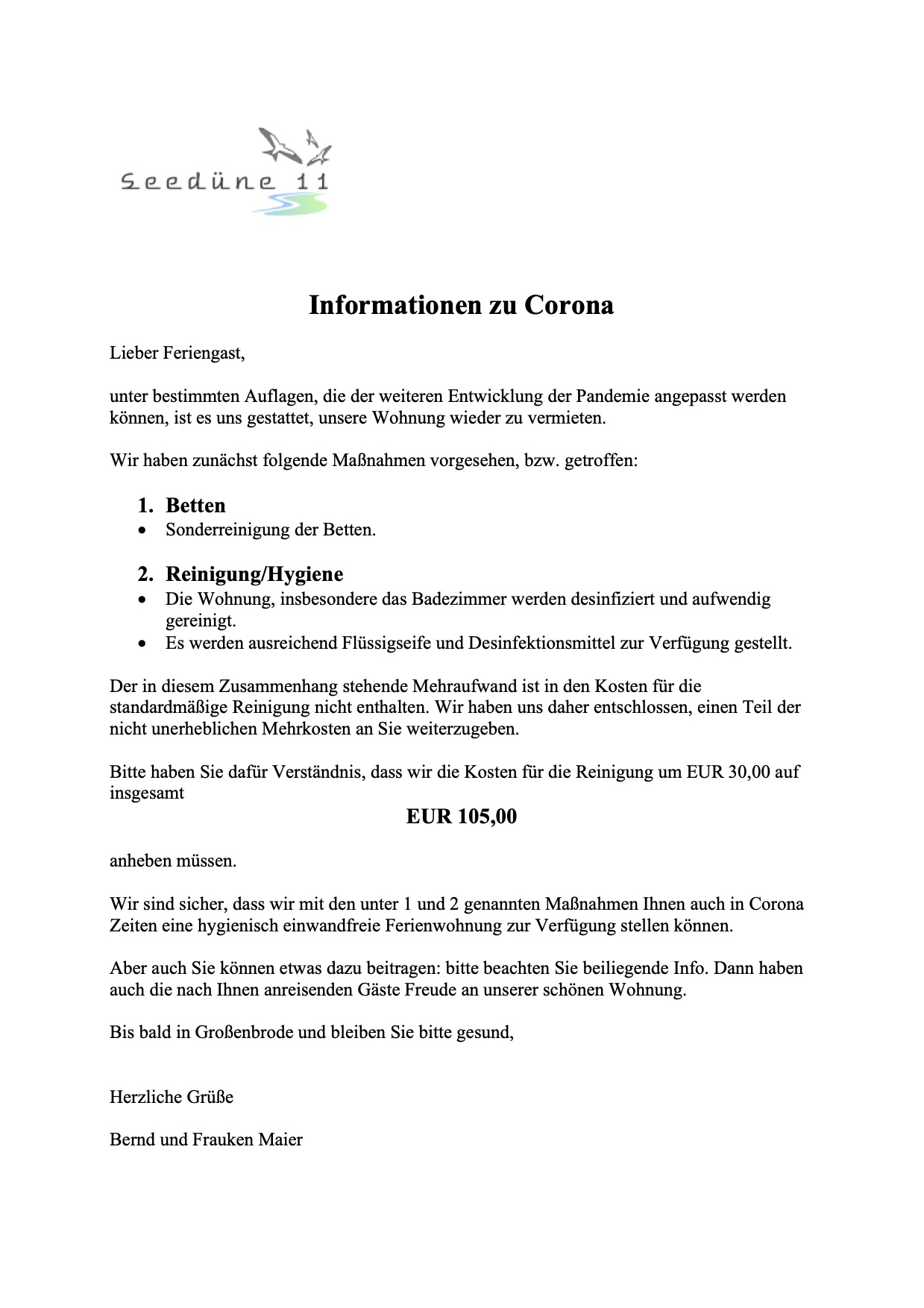 Informationen zu Corona 1-3